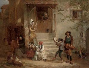 The Troubadours by Frederick Goodall
