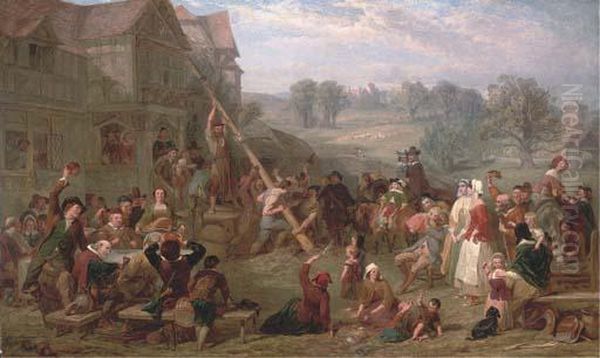 Raising The Maypole - view 1