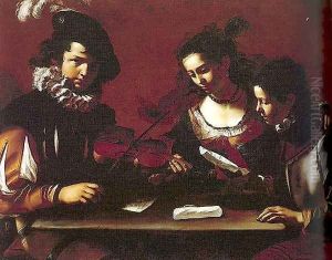 The Concert 1630-40 by Mattia Preti