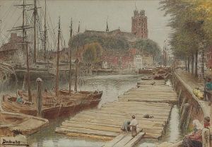Dordrecht by Albert Goodwin