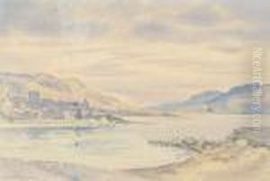 Lyme Regis by Albert Goodwin