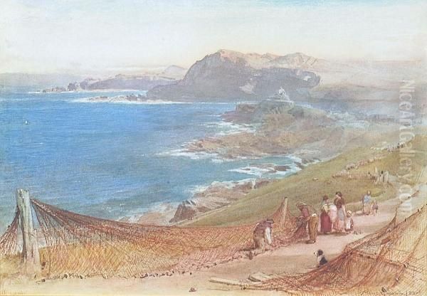 Mending Nets, Ilfracombe - view 1