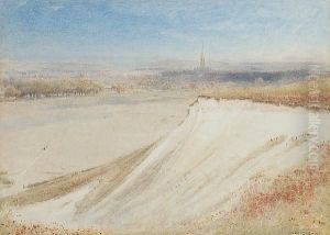 Old Sarum by Albert Goodwin