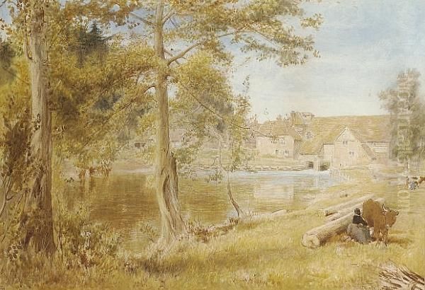 The Thames At Streatley Mill - view 1