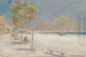February In Palermo by Albert Goodwin
