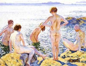 Bathers by Theo van Rysselberghe