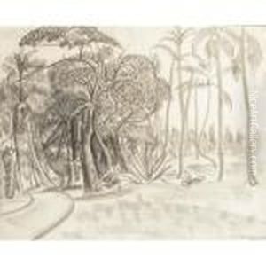 A Forest In Florida by Boris Dmitrievich Grigoriev