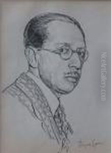 Portrait De Igor Stravinsky by Boris Dmitrievich Grigoriev