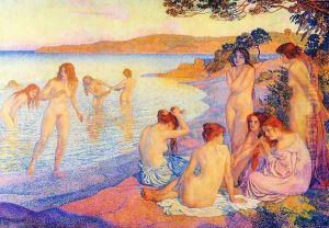 L'Heure Embrasee by Theo van Rysselberghe
