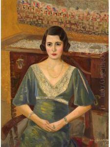 Lady In A Green Dress