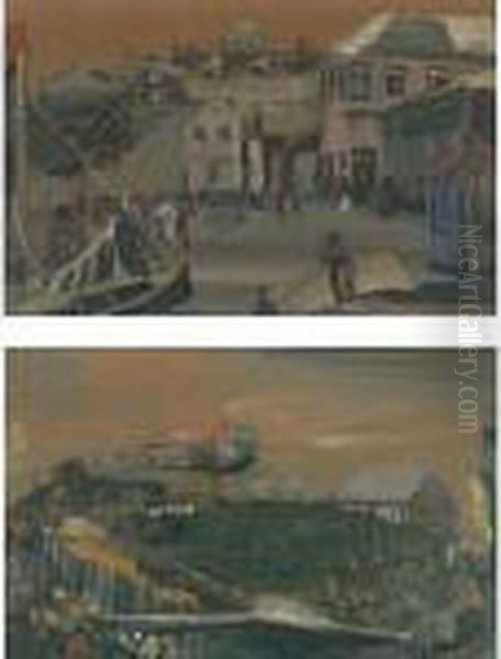 Village Scenes: A Pair - view 1