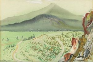 Chilean Landscape by Boris Dmitrievich Grigoriev
