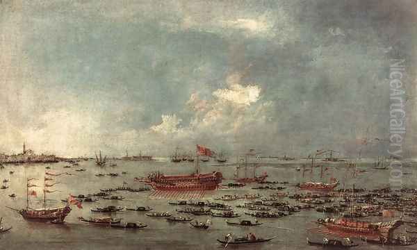 Outward Voyage of the Bucintoro to San Nicolo del Lido 1785-88 - view 1