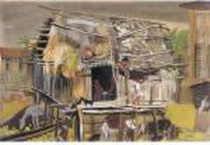 Brazilian Farm by Boris Dmitrievich Grigoriev