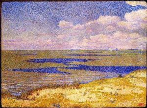 View of the River Scheldt, 1893 by Theo van Rysselberghe