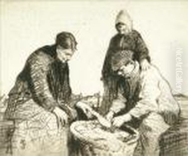 Breton Peasants - view 1