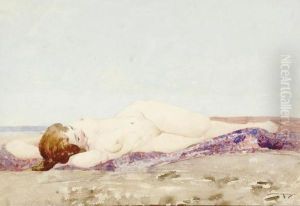 A Female Nude In Respose A Female Nude In Respose