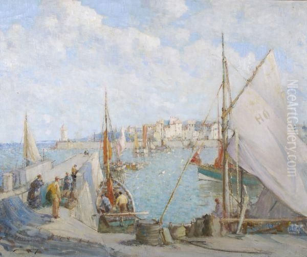 The Arrival Of A Mussel Boat, Hornfleur - view 1