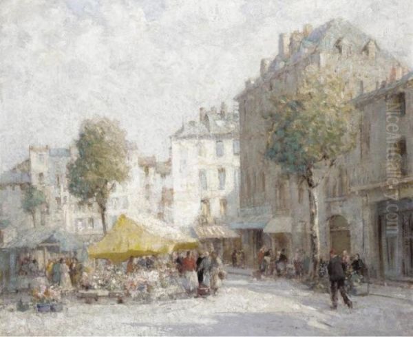 Flower Market, Dieppe - view 1