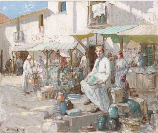 The Crockery Stall, Menton - view 1