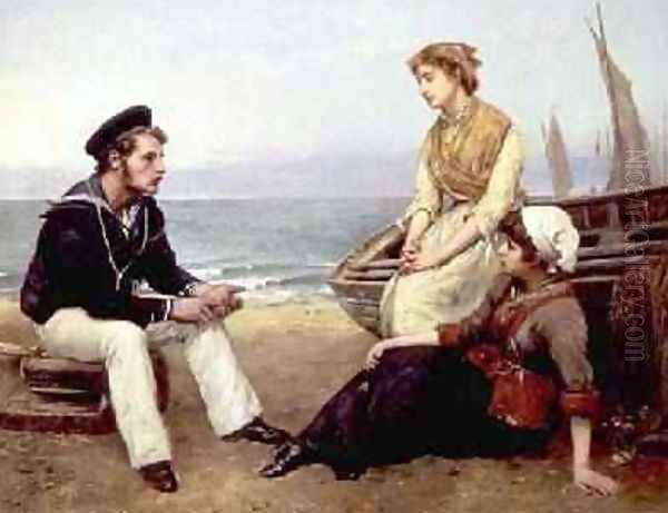 Relating his Adventures 1881 - view 1