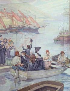 The Young Napoleon Leaves Corsica to Study on the Continent