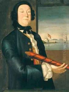 Portrait of John Clarke 1701-64 by John Greenwood