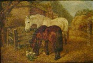 The End Of The Day by John Frederick Herring Snr