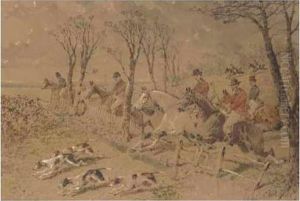 Crossing The Burn by John Frederick Herring Snr