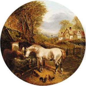 Farmyard Scene by John Frederick Herring Snr