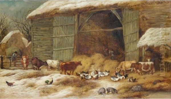 Winter Farmyard - view 1