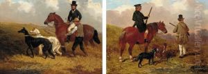 The Shooting Party; And Going Coursing by John Frederick Herring Snr