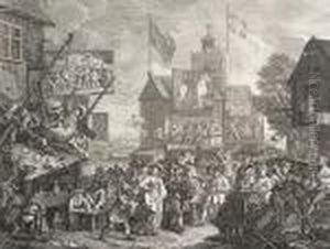 Southwark Fair (paulson 131) by William Hogarth
