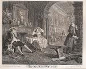 Marriage A La Mode (paulson 158-163) by William Hogarth