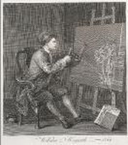 Hogarth Painting The Comic Muse (paulson 204)