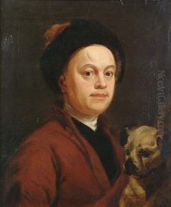 Self Portrait With Pug by William Hogarth