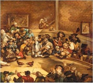 The Cock Fight by William Hogarth
