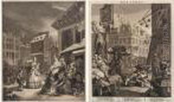 A Fine And Rare Collection Of Engravings And Etchings By And After William Hogarth - view 1