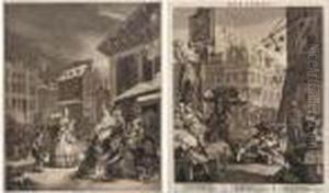 A Fine And Rare Collection Of Engravings And Etchings By And After William Hogarth by William Hogarth