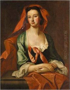 Portrait Of Peg Woffington by William Hogarth