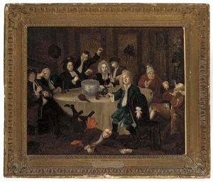 The Midnight Modern Conversation by William Hogarth