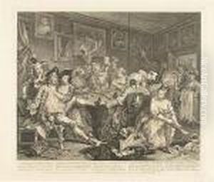 A Rake's Progress<</b> by William Hogarth