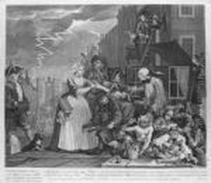 The Rake's Progress by William Hogarth