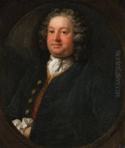 Portrait Of A Gentleman, Possibly Edward Cope Hopton Portrait Of A Gentleman, Possibly Edward Cope Hopton