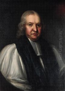 Portrait Of The Bishop Of Ripon, Half-length, In Clerical Dress,feigned Oval