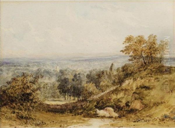 View Of Blackheath Looking Towards St Mary's Church, Lewisham - view 1