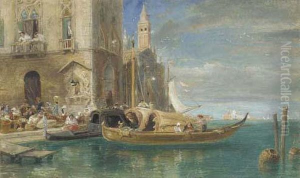 Venice, With Santa Maria Della Salute In The Distance - view 1