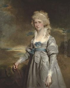Portrait Of Charlotte
Walsingham, Lady Fitzgerald,three-quarter-length, In A Grey Satin Dress Portrait Of Charlotte
Walsingham, Lady Fitzgerald,three-quarter-length, In A Grey Satin Dress