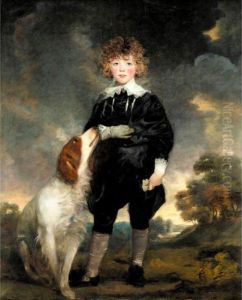 Portrait Of The Hon. Leicester
Fitzgerald Charles Stanhope, Later 5th Earl Of Harrington (1784-1862),
When A Child by John Hoppner