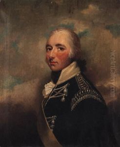 Portrait Of An Officer, Half-length, In The Uniform Of The 32ndlancers